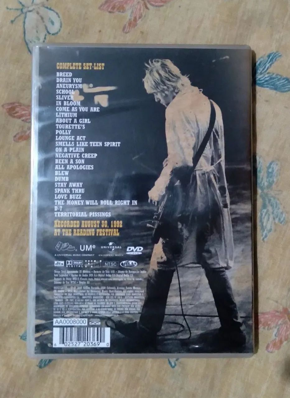 Dvd Nirvana Live at Reading Original - Foto 2
