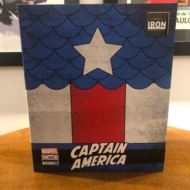 Estátua Capitão América - Art Scale 1/10 - Iron Studios (Edição Especial com Dois Escudos) - Foto 4