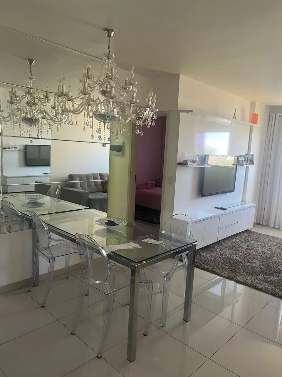 Apartamento mobiliado para aluguel no Vila Rosa - Goiânia - GO