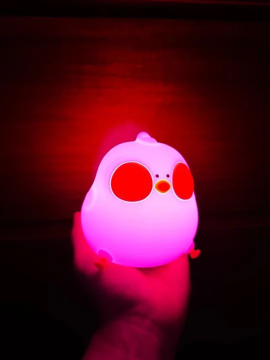 Luminária Galinha Led RGB de Silicone Touch - Foto 3