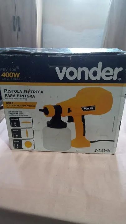 Pistola elétrica para pintura vonder