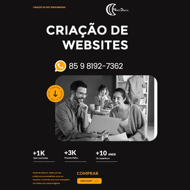 Criação de Sites e Lojas Virtuais Profissionais