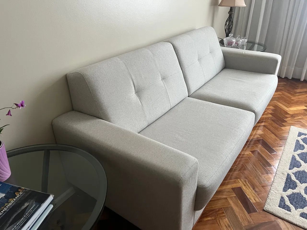 Sofá 3 lugares confortável e elegante com poltrona  - Foto 2