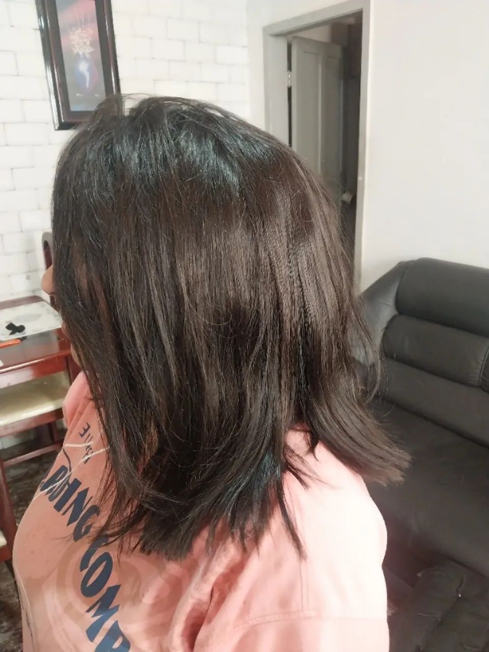 PERUCA 100 % CABELO HUMANO 13X4 PRETO  - Foto 3