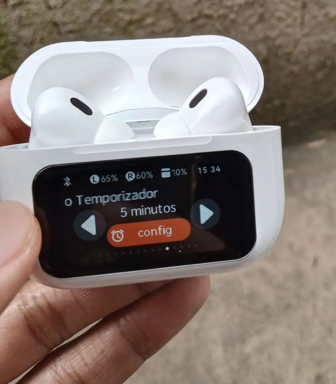 Fone Bluetooth P9 ? ANC + Tela Touch HD + Som Potente<br> - Foto 3