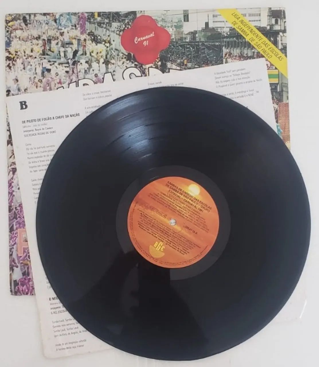 Lp Escolas de samba de São Paulo - 1991 - Foto 3