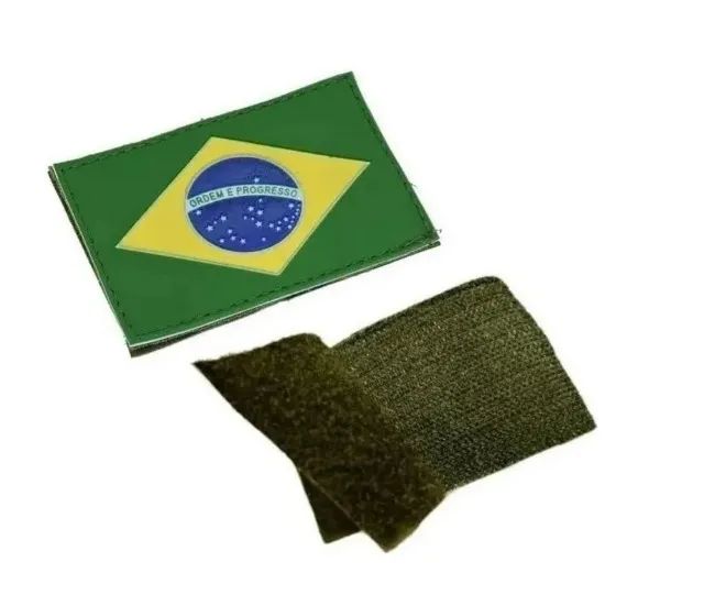 Patch Bandeira do Brasil 3D com Velcro - Alta Qualidade - Foto 4