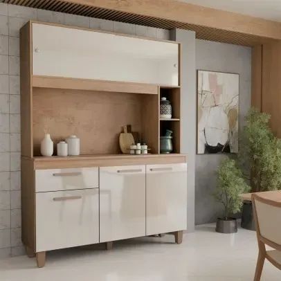 Armario Cozinha Ceara Com 5 Portas