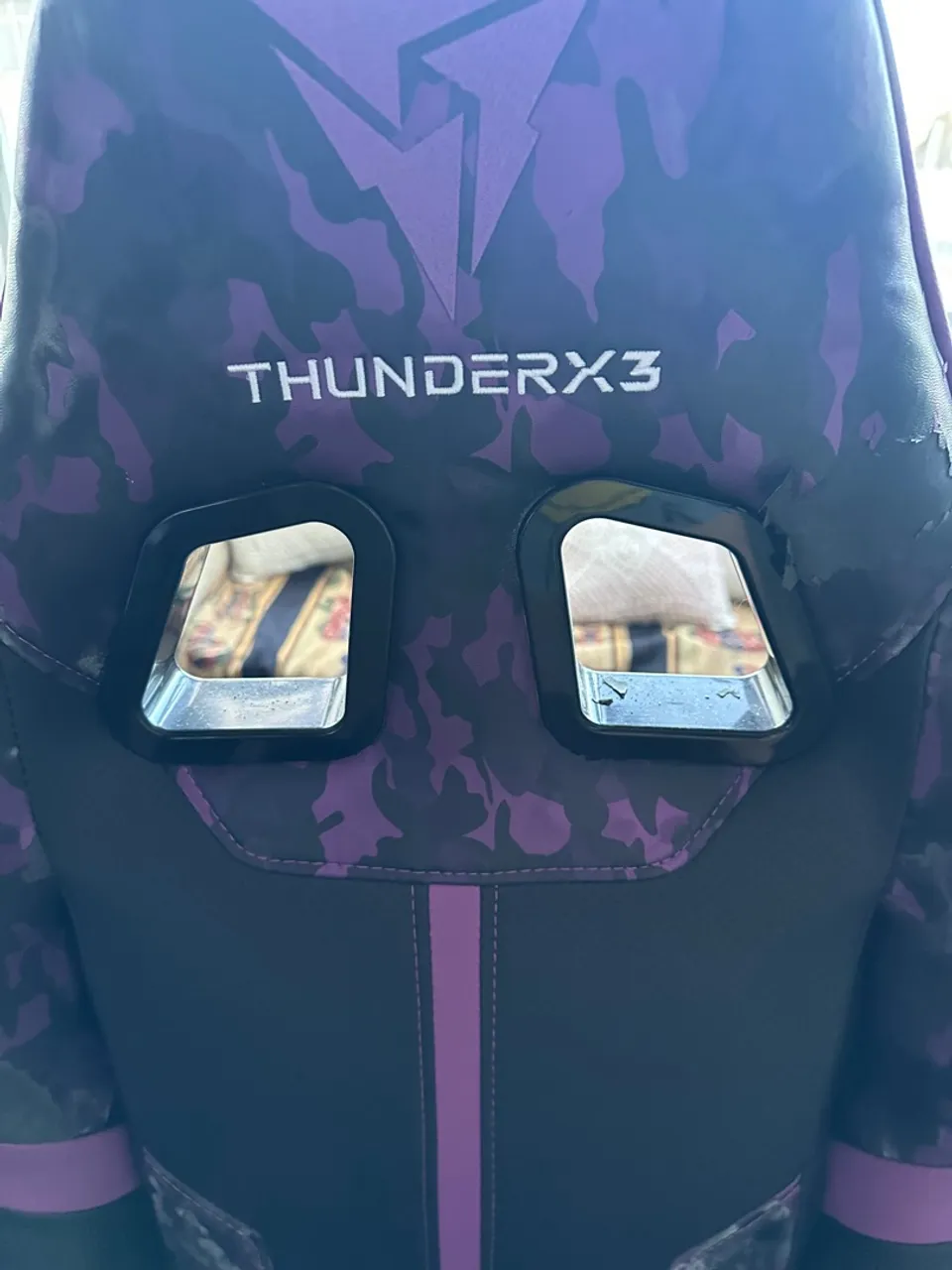 Cadeira Gamer ThunderX3 Camuflada Roxa
