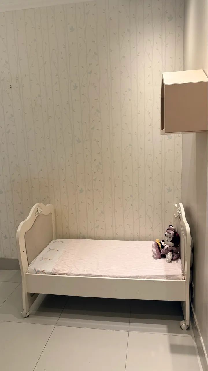 Berço Quater 2 em 1 Provençal + Colchão Impermeável - Foto 2