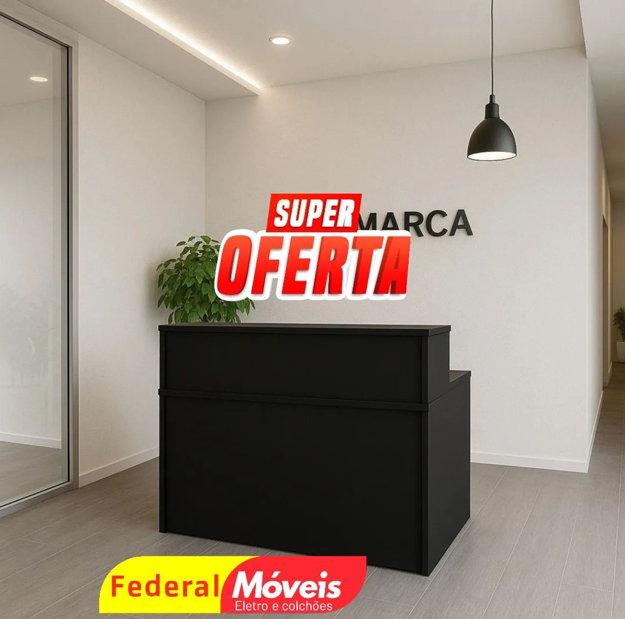 Balcão de Atendimento 1,20m - Qualidade e ótimo acabamento!