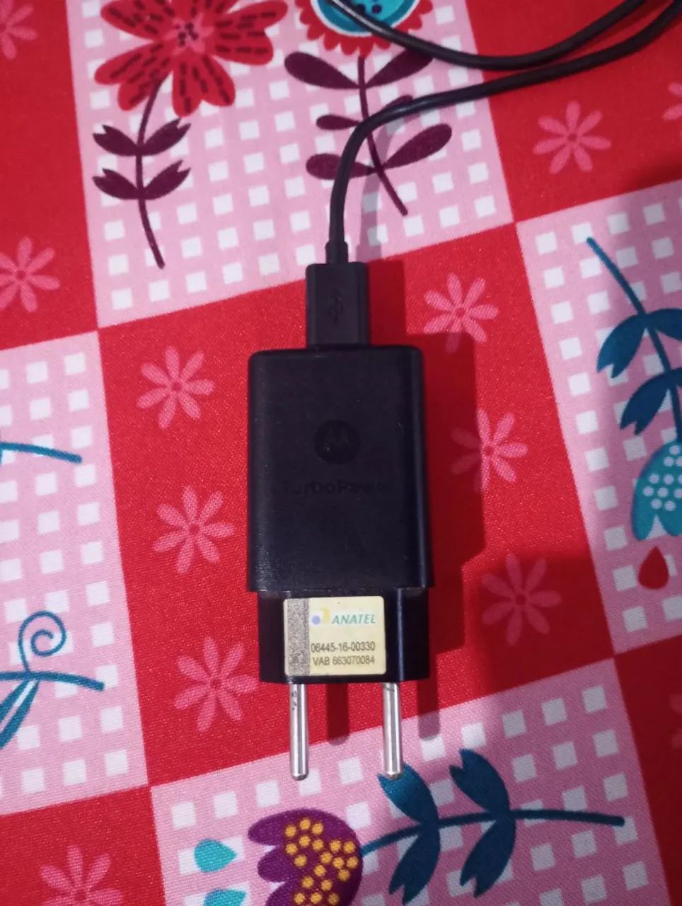 Carregador de Celular turbo original  moto g 8 plus - Foto 2