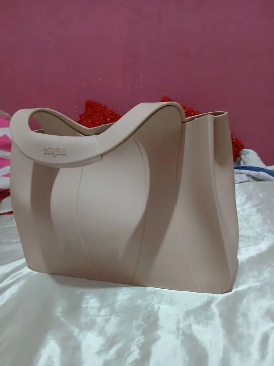 Bolsa Melissa bege - Foto 3