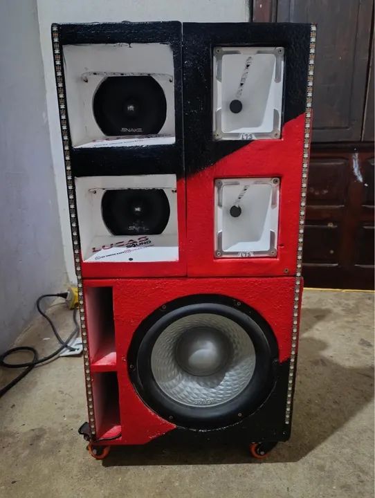 Caixa de Som com Iluminação LED - Foto 2