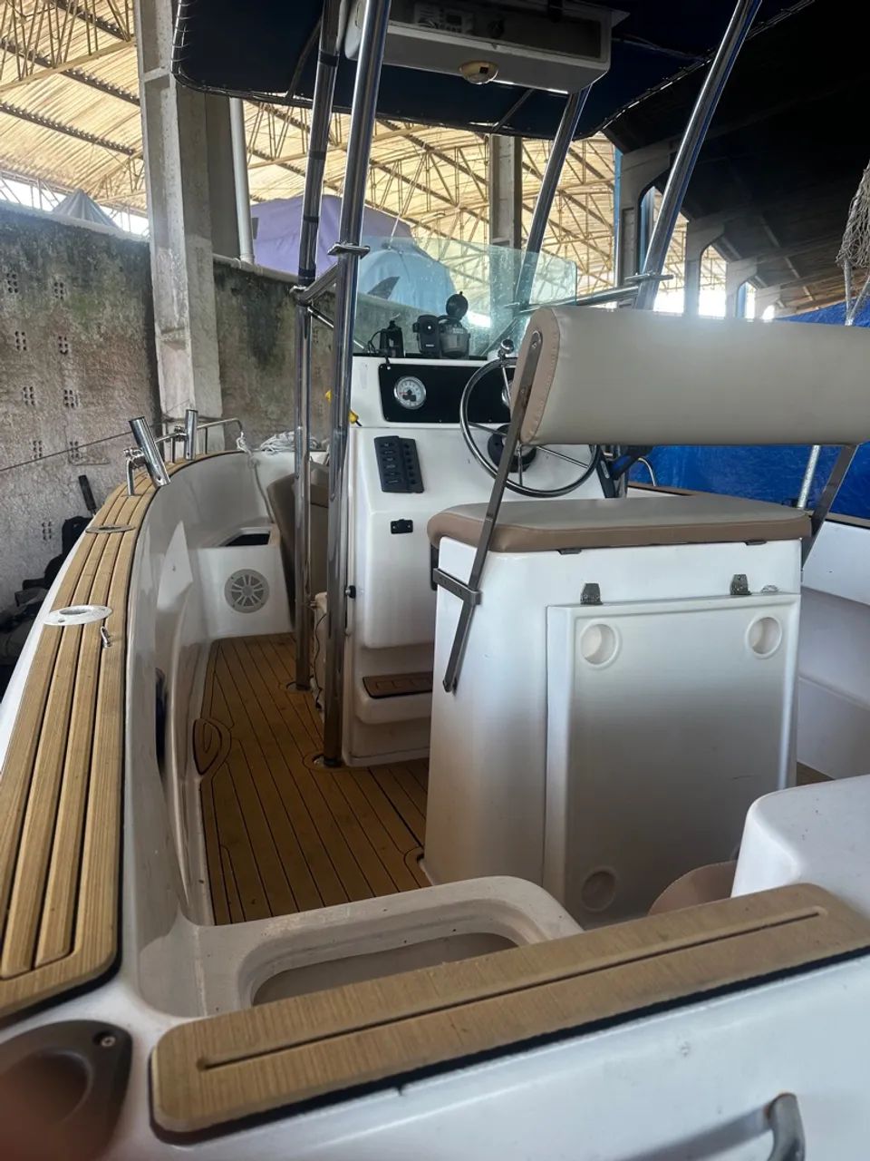 Lancha flay fishing 190 motor 115 - Foto 4