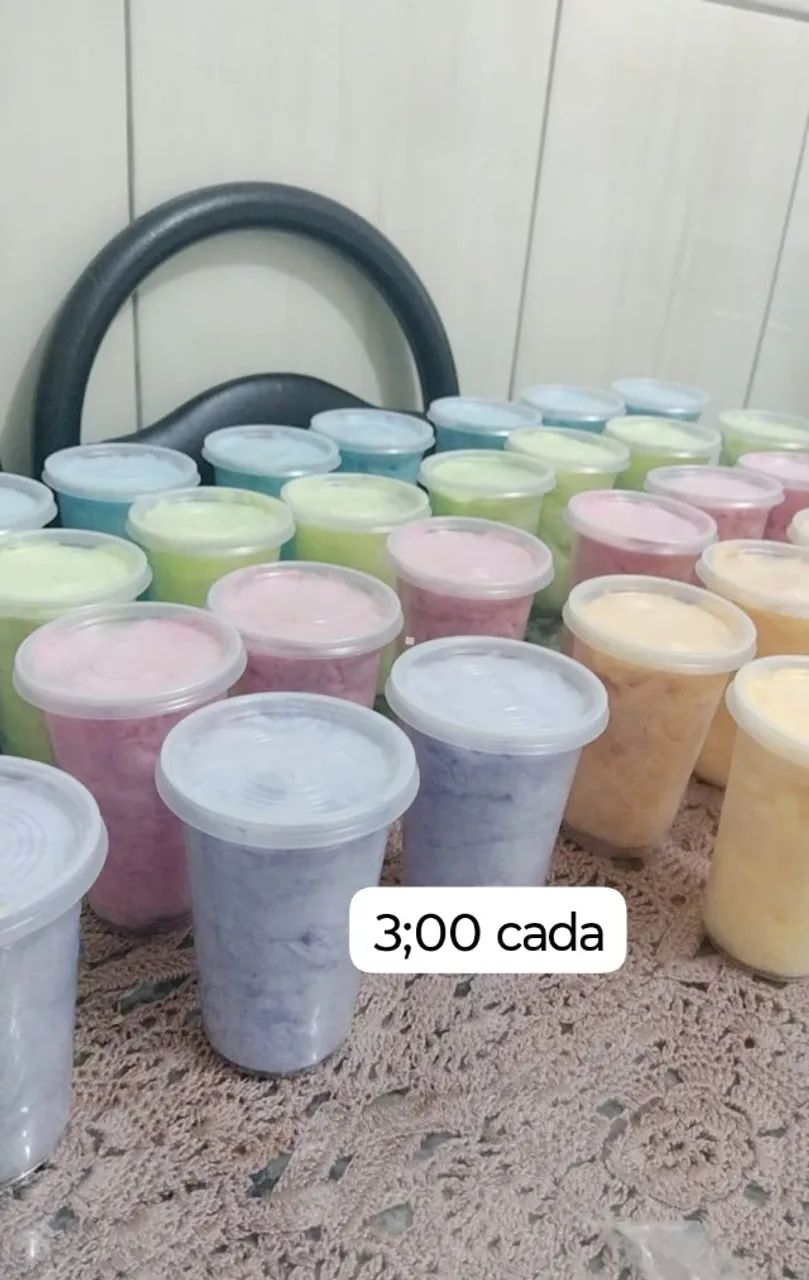 Algodão doce de pote algodão doce de palito pipoca doce no pote eventos aniversários - Foto 4