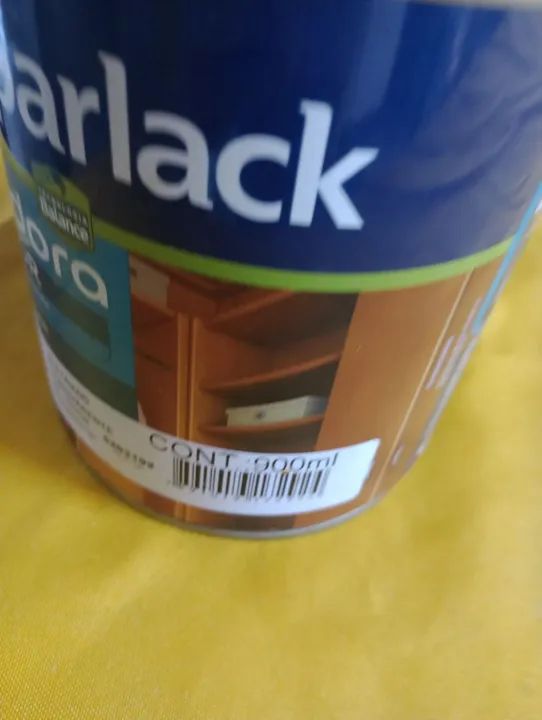 Seladora para madeira  sparlack interior  900 ml usada  mais de meia  20.00 - Foto 3