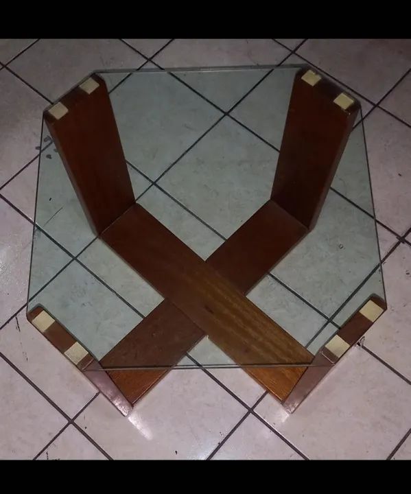 Conjunto de 2 Mesas de Centro - Rústico e Moderno - Foto 2