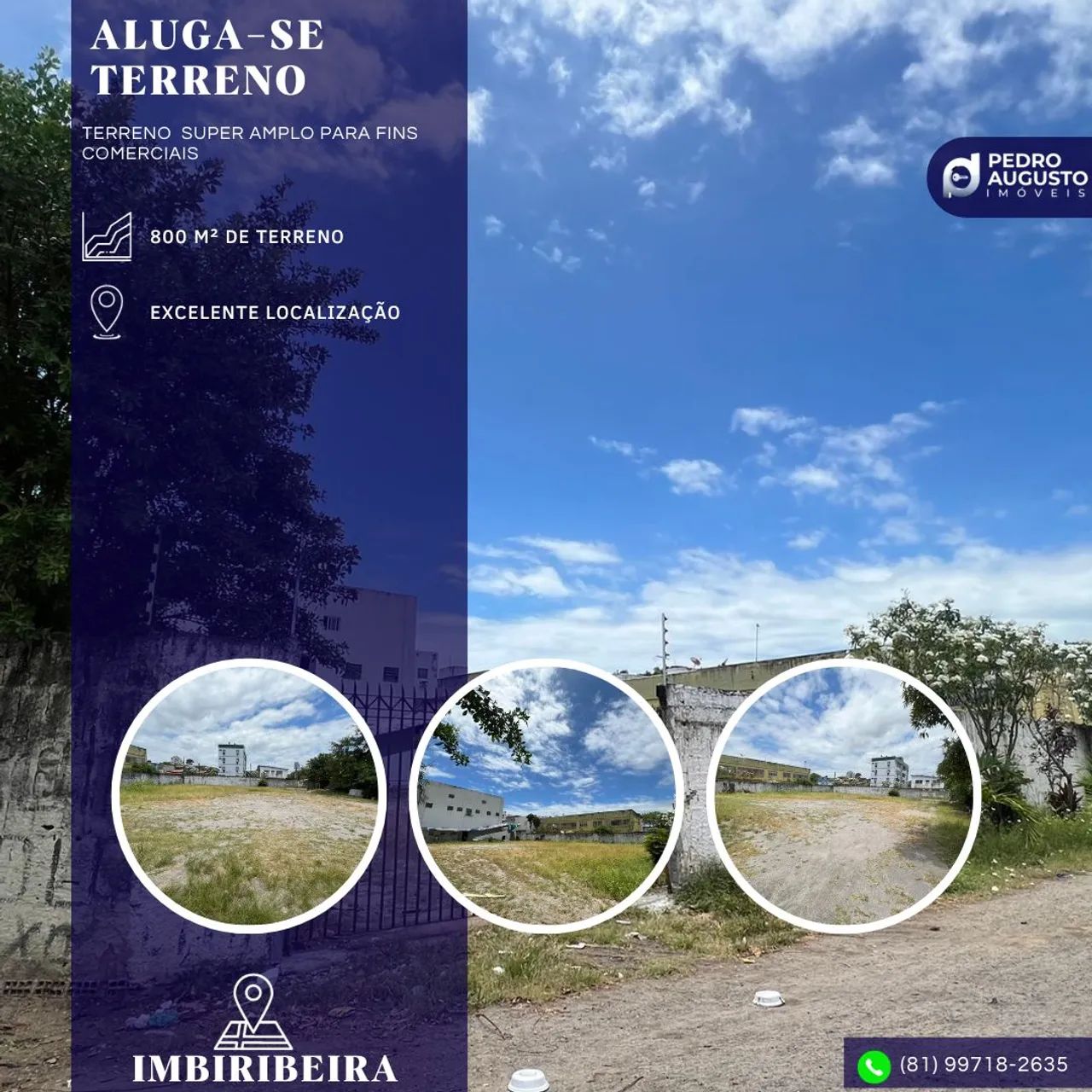 Lote/Terreno para aluguel tem 800 metros quadrados em Imbiribeira - Recife - PE