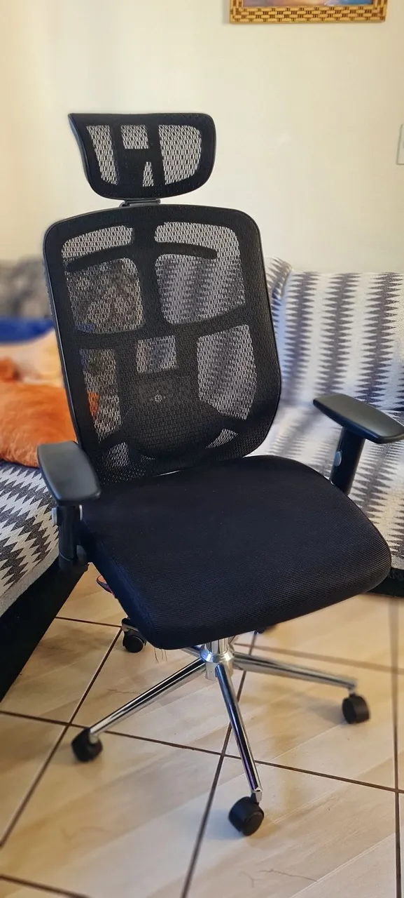 Cadeira de Escritório Ergonômica com Encosto de Tela DT3