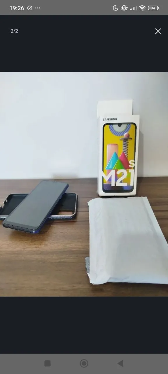 Vendo celular M21S S junto de películas
