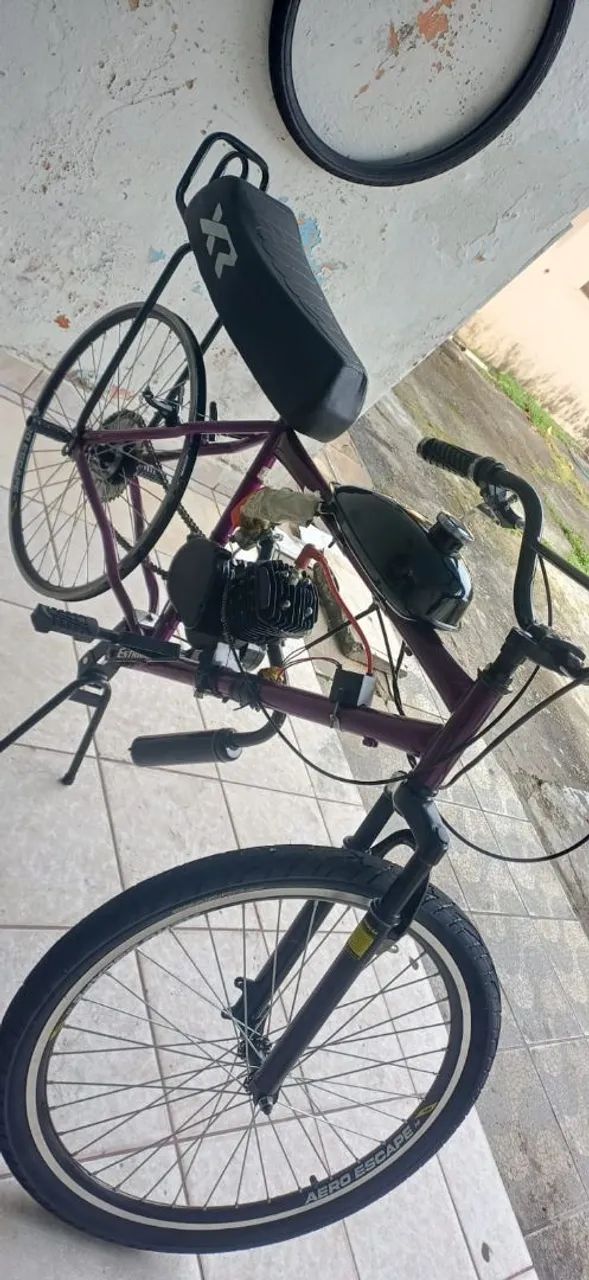 Bicicleta motorizada 80cc   - Foto 4