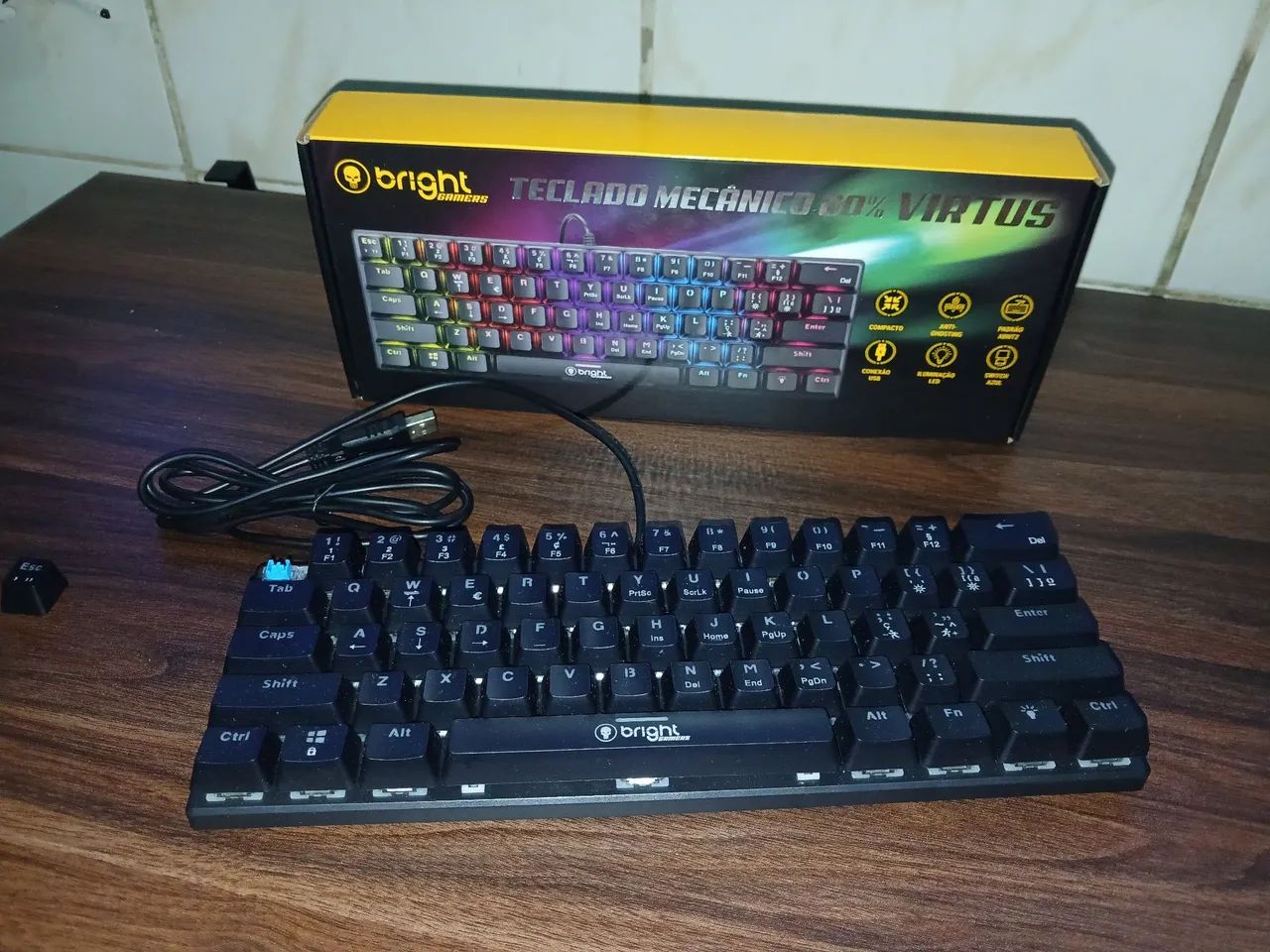 Teclado mecanico switch azul  - Foto 3