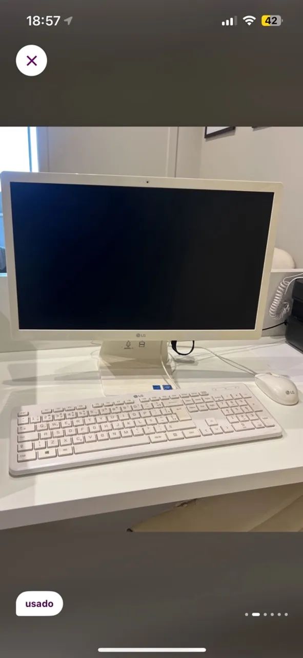 computador all in one lg 22 polegadas em perfeito estado - Foto 3