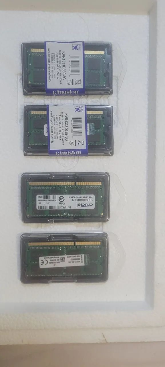  memória para notebook