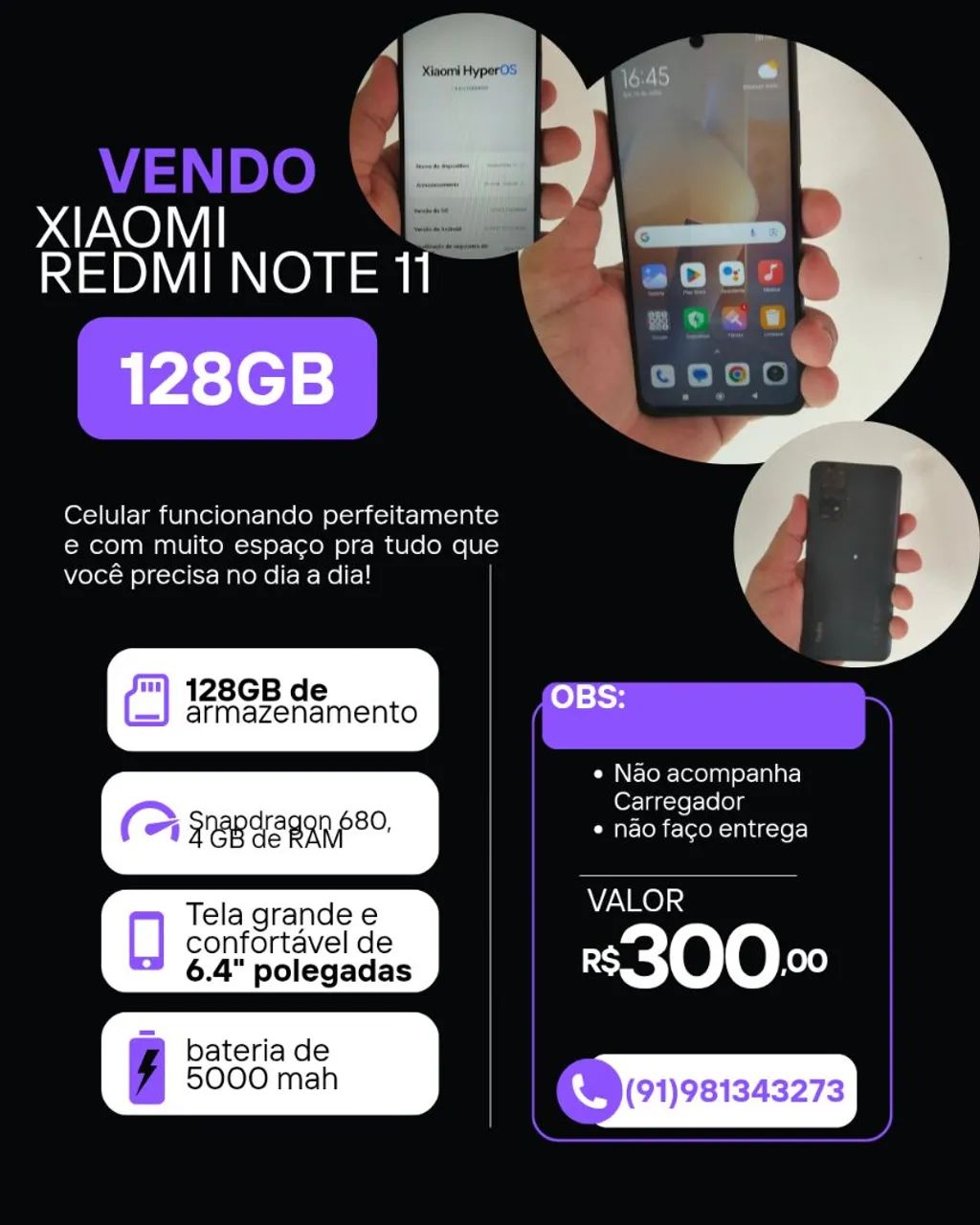 Vendo mi note 11
