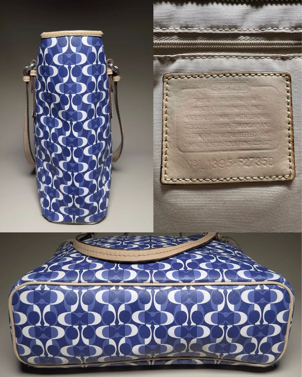 bolsa coach peyton dream c azul - Foto 3