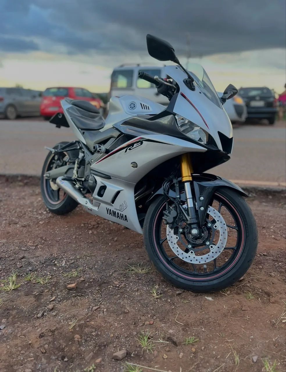Yamaha R3 2021 PRATA - Foto 3