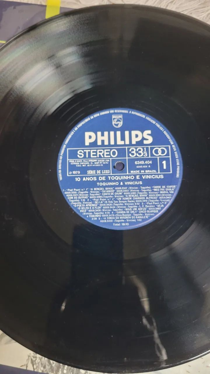 Lp 10 anos Vinicius e Toquinho,  ótimo estado  - Foto 3