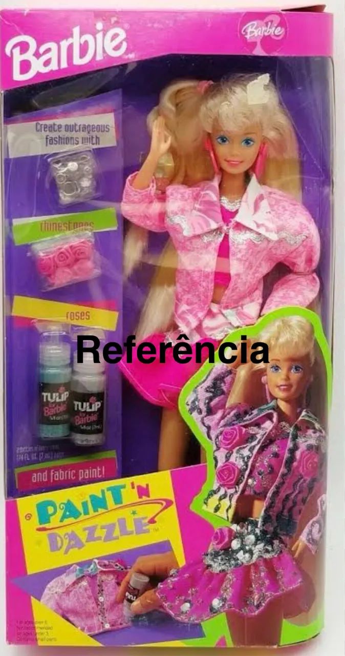 Barbie Paint 'N Dazzle de 1993 - Foto 4