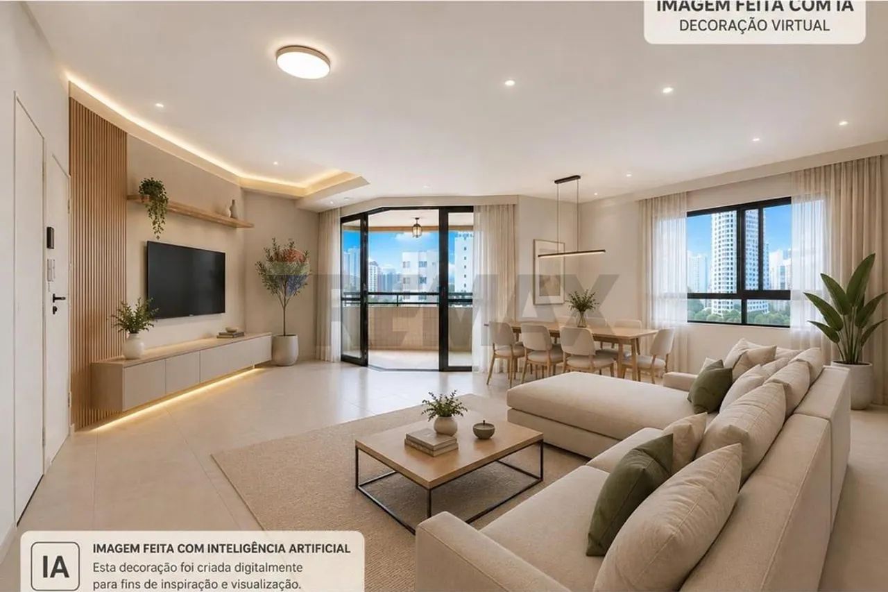Apartamento com 128m², 3 quartos e 2 vagas na Zona Norte