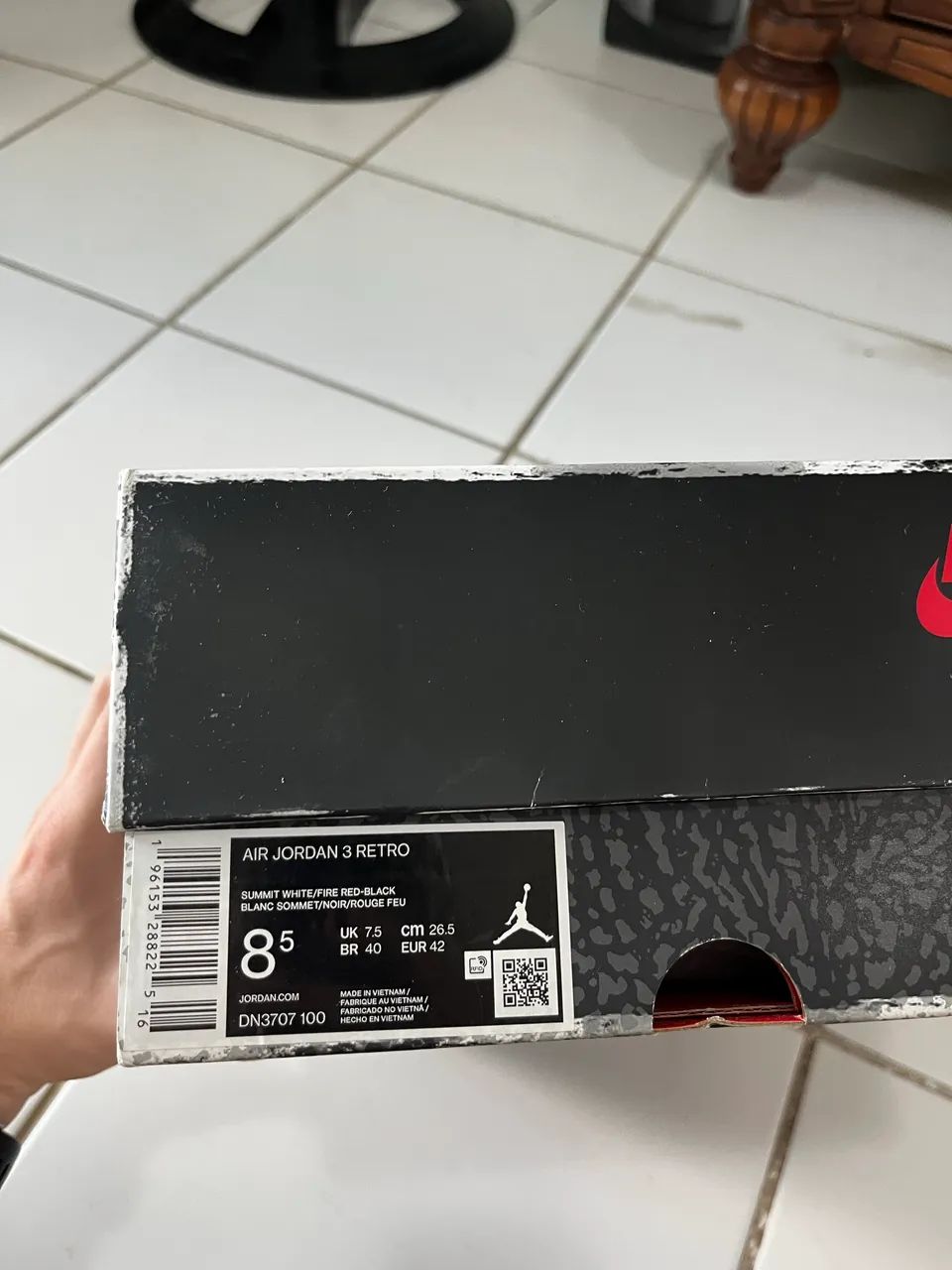 Air Jordan 3 White Cement  - Foto 5