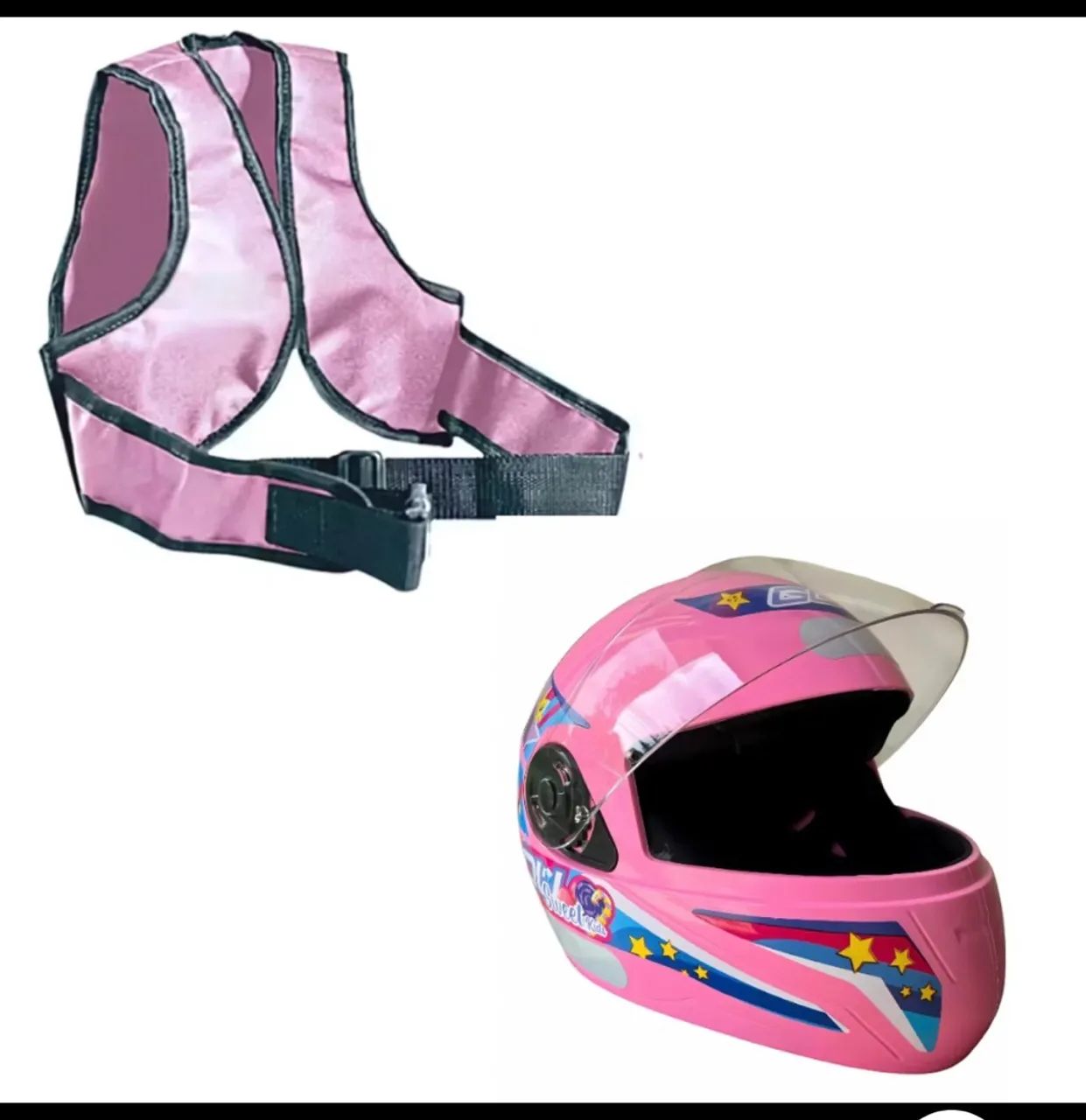 Capacete Infantil + cinto de segurança  - Foto 2