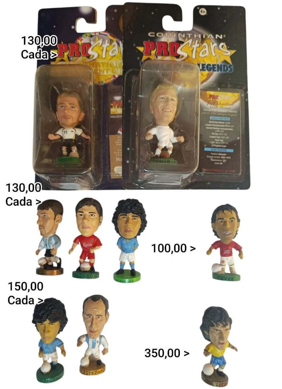 Mini Craques Prostars Futebol - Confira a Lista - Hobbies e