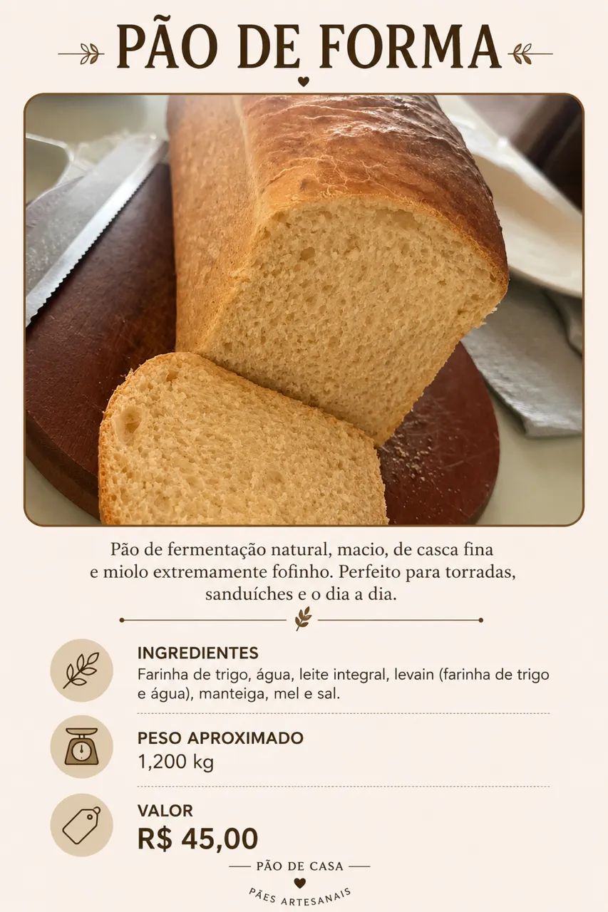 Pães de fermentação natural - Foto 2