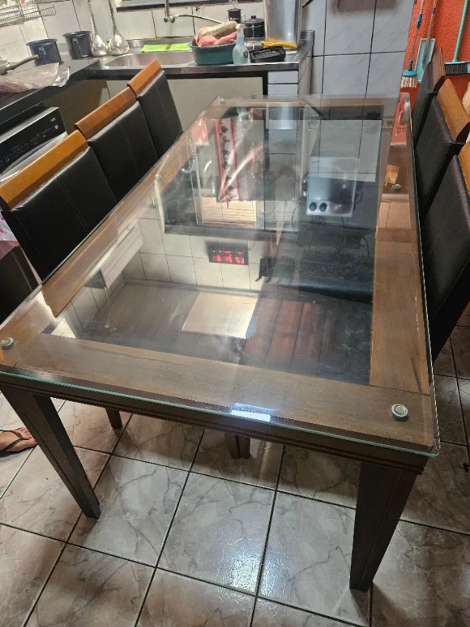mesa com 6 cadeiras  - Foto 3