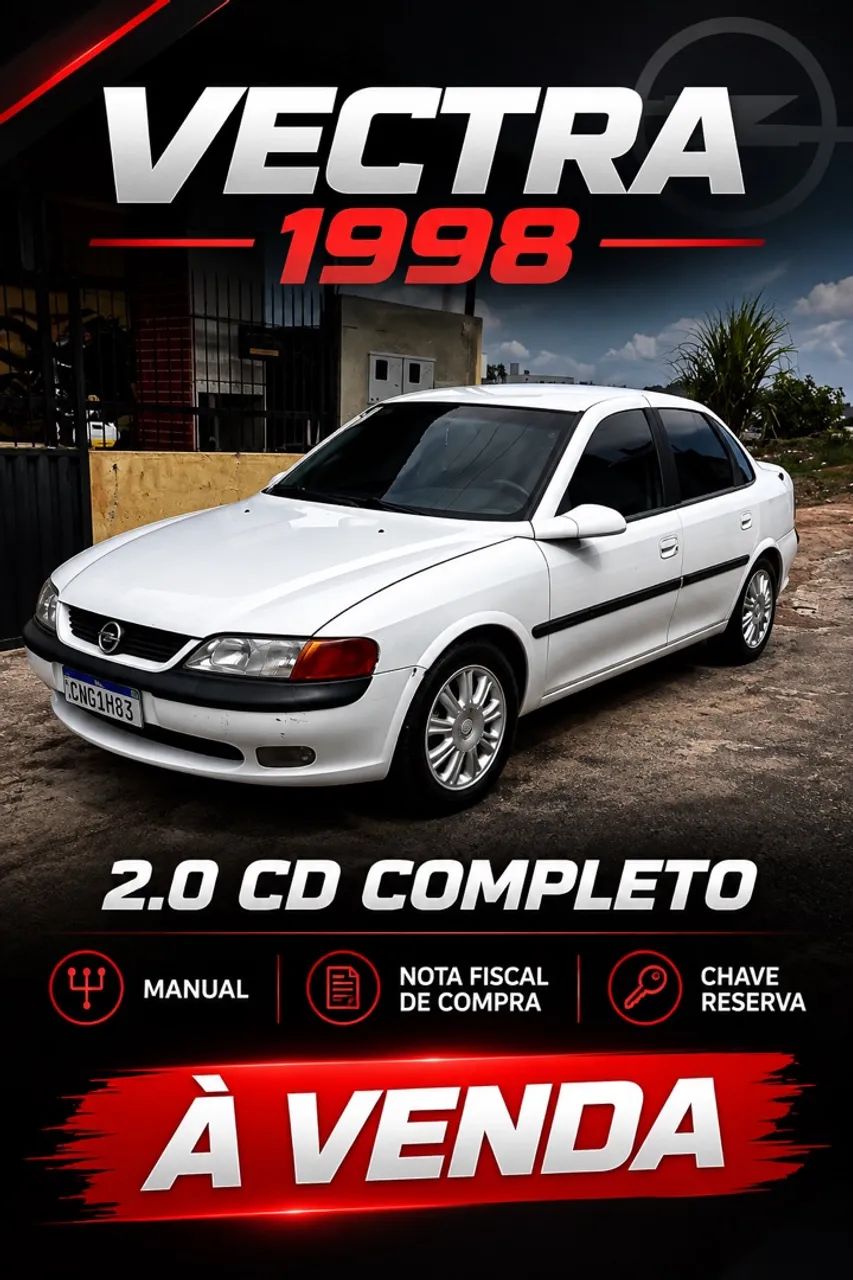 Chevrolet Vectra CD 2.2 16V / 2.0 16V Mec./aut. 1998
