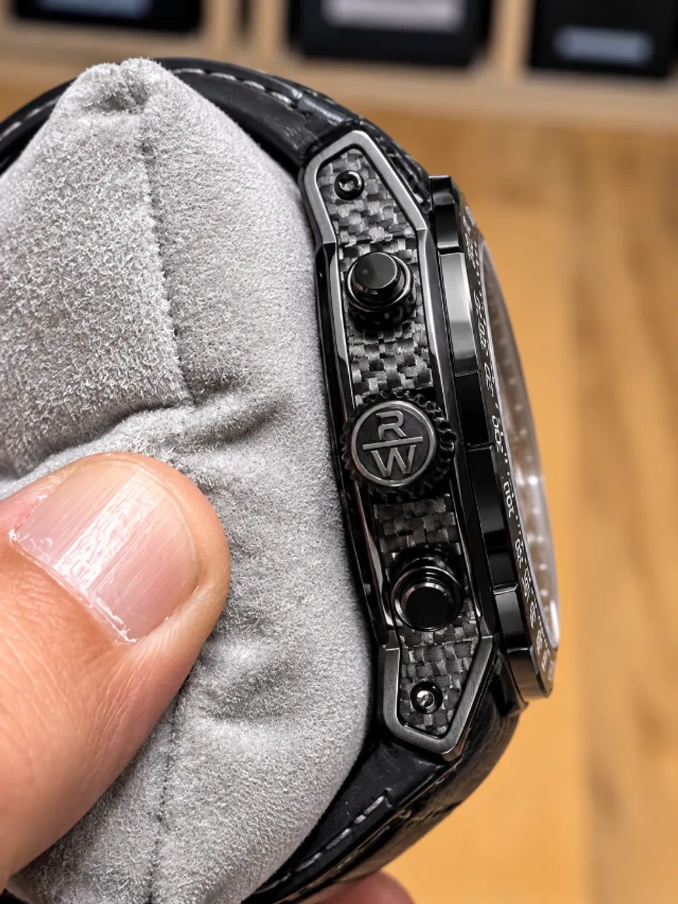 RARO Raymond Weil Nabucco Carbono  - Foto 4