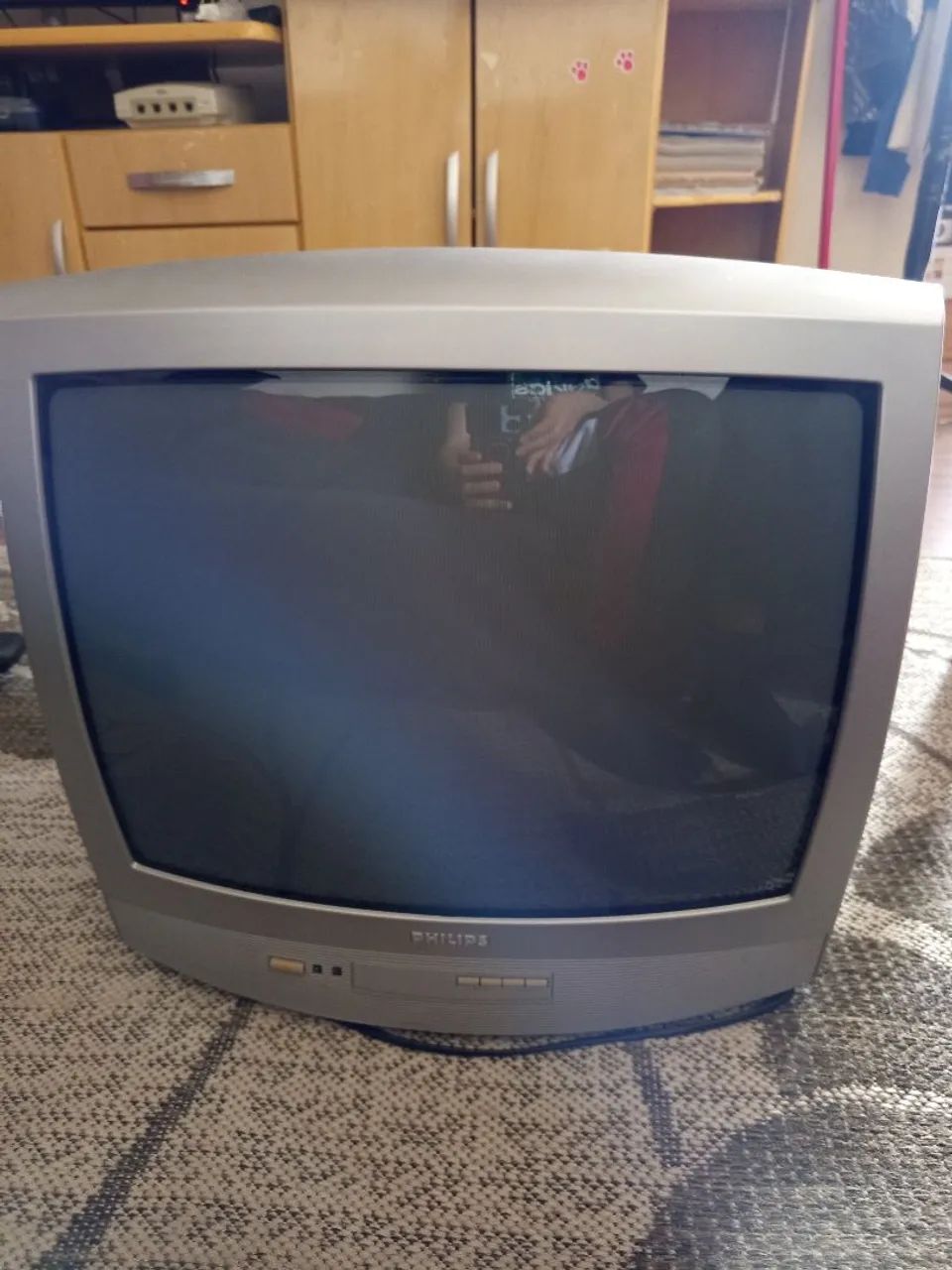 TV tubo Philips 20 polegadas + receptor digital (ler descrição) 