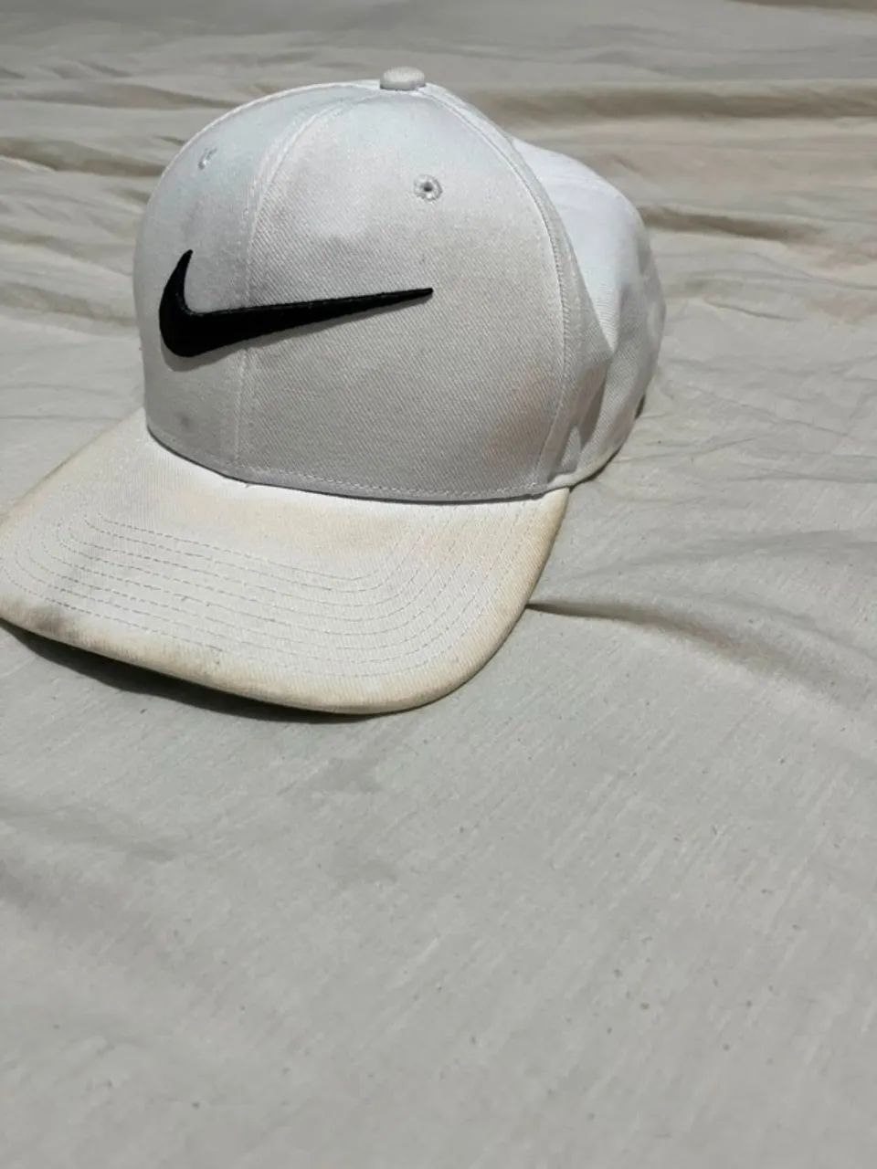 Boné Nike Aba Reta Branco, Original