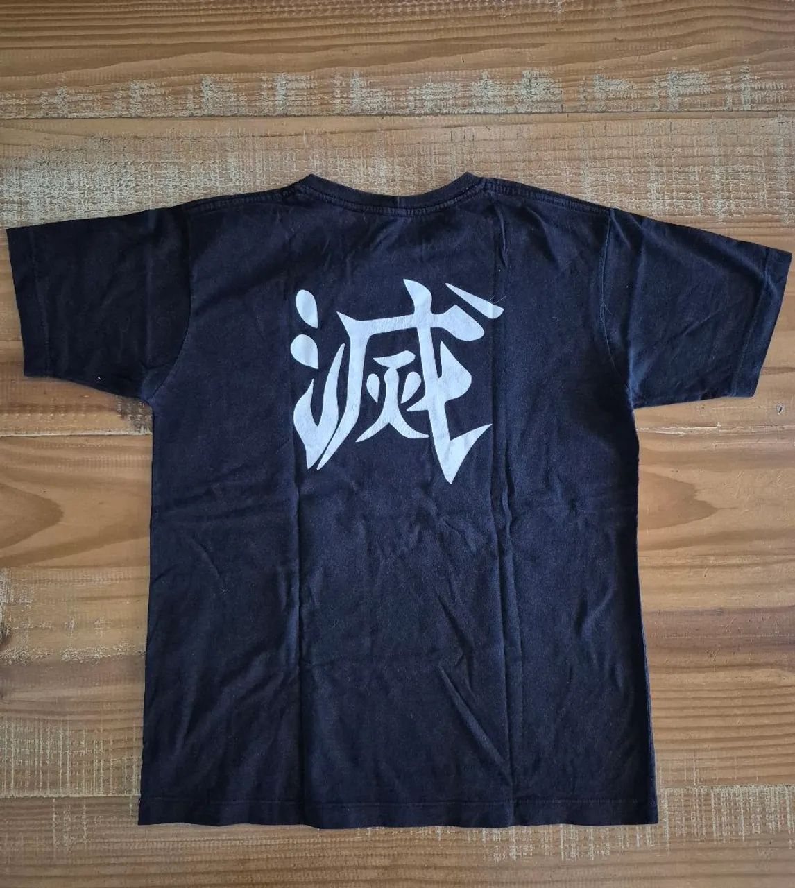 camiseta demon slayer preta 16 - Foto 4