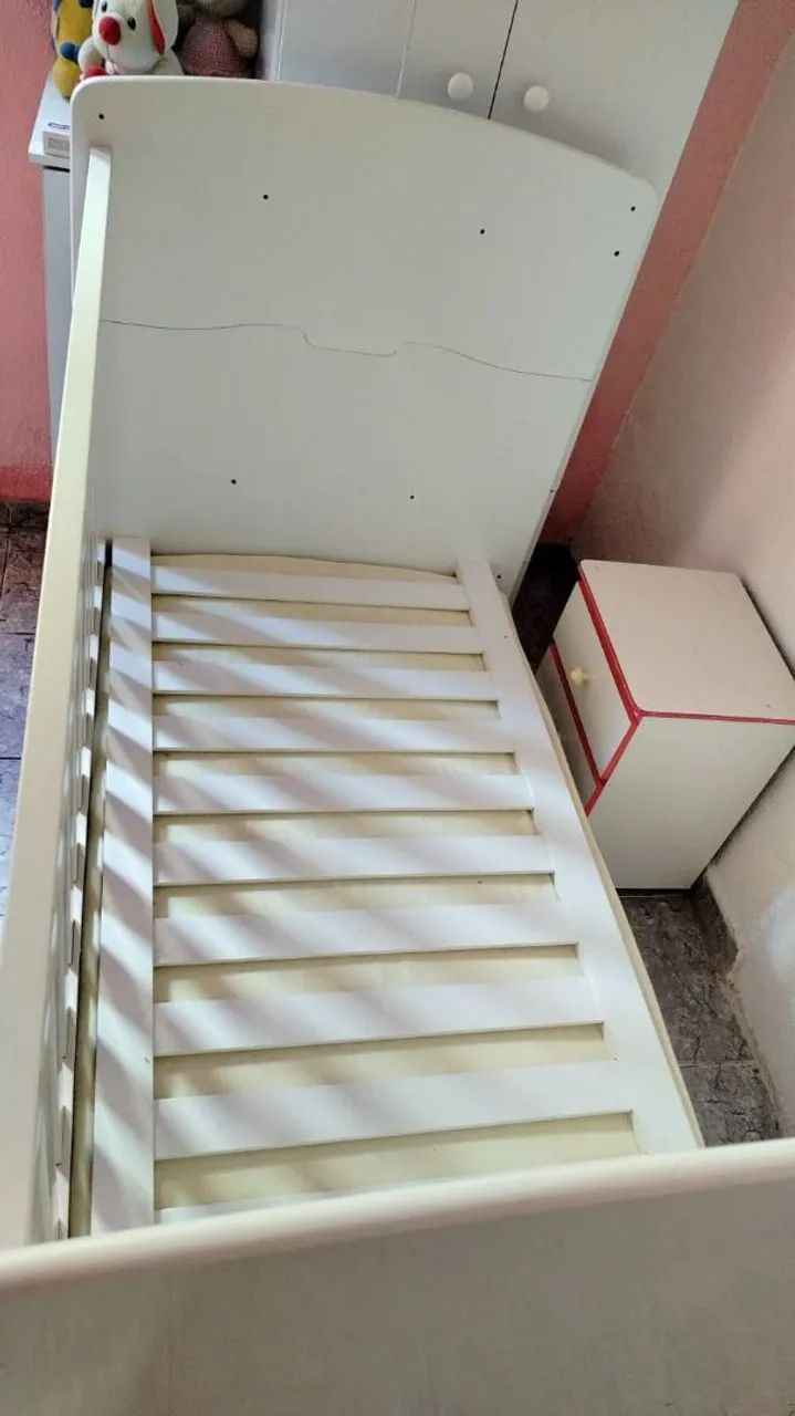 Berço 3 em 1 com colchão e mosquiteiro  - Foto 2