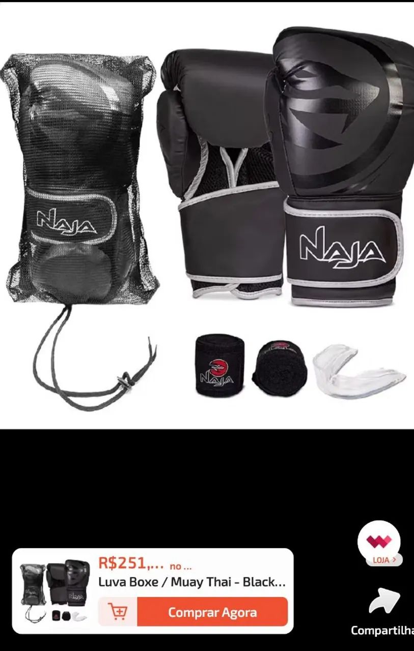 Kit Luvas de Boxe 12oz e 14oz (2 Pares)