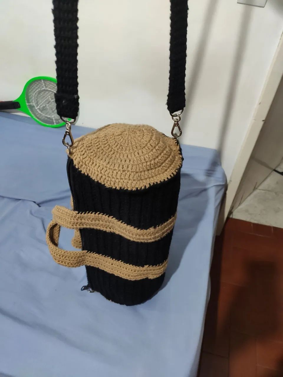Duffle bag de crochê - Foto 3