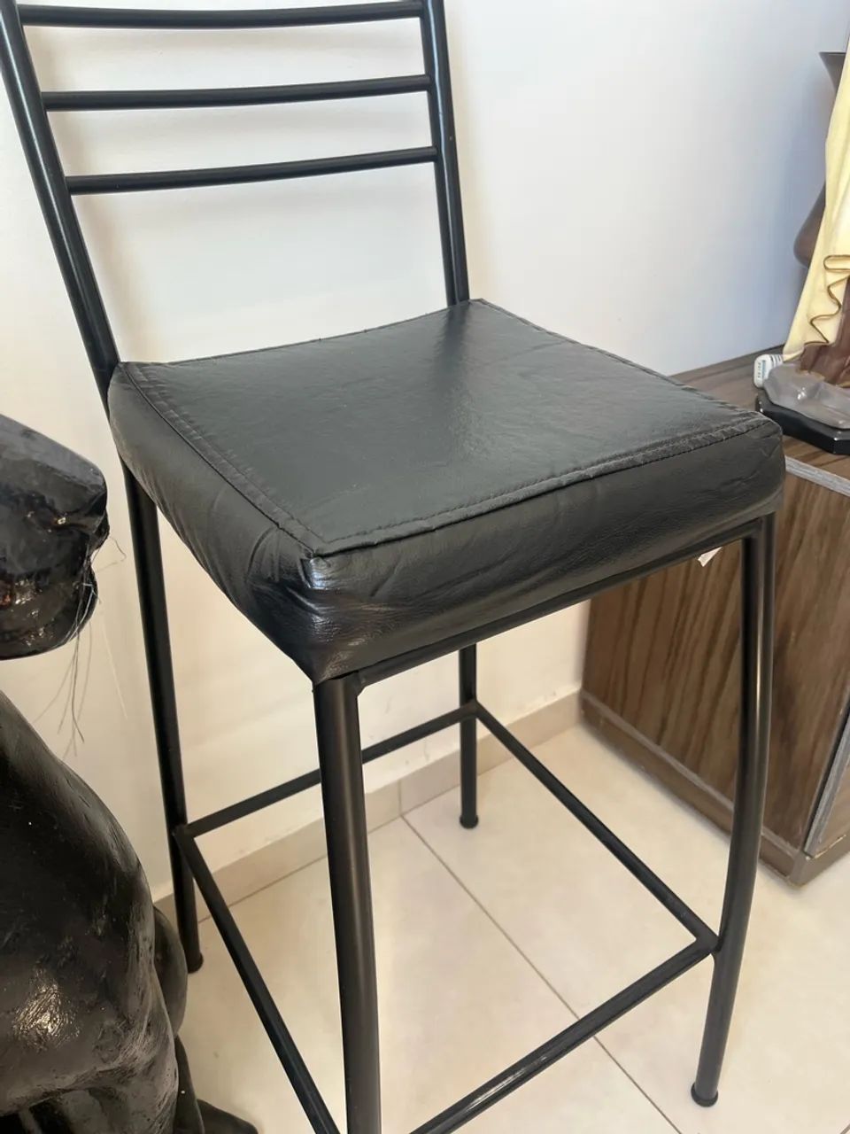 Banqueta acolchoada resistente 