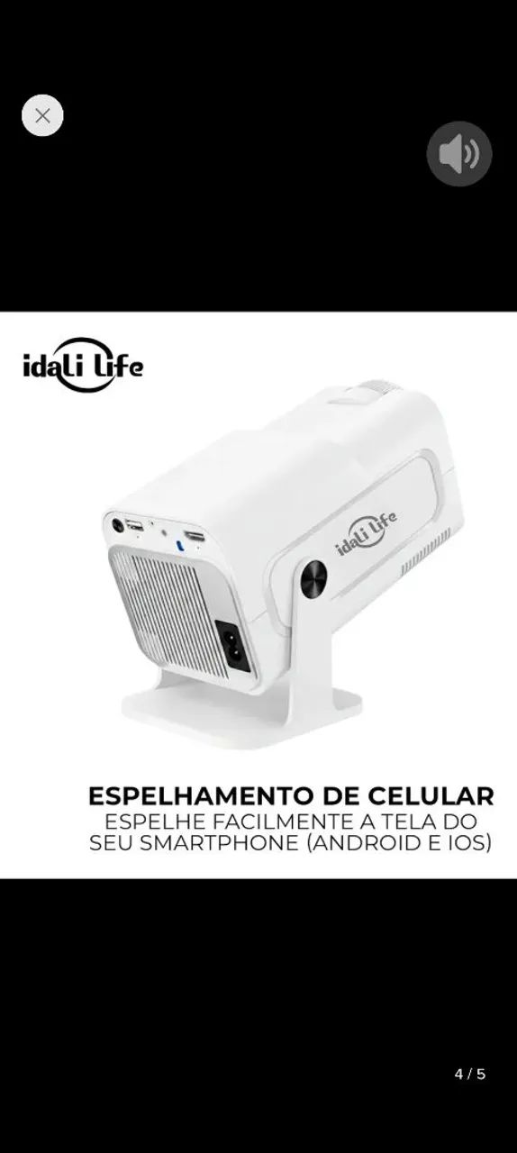 Projetor com alto falante  - Foto 2